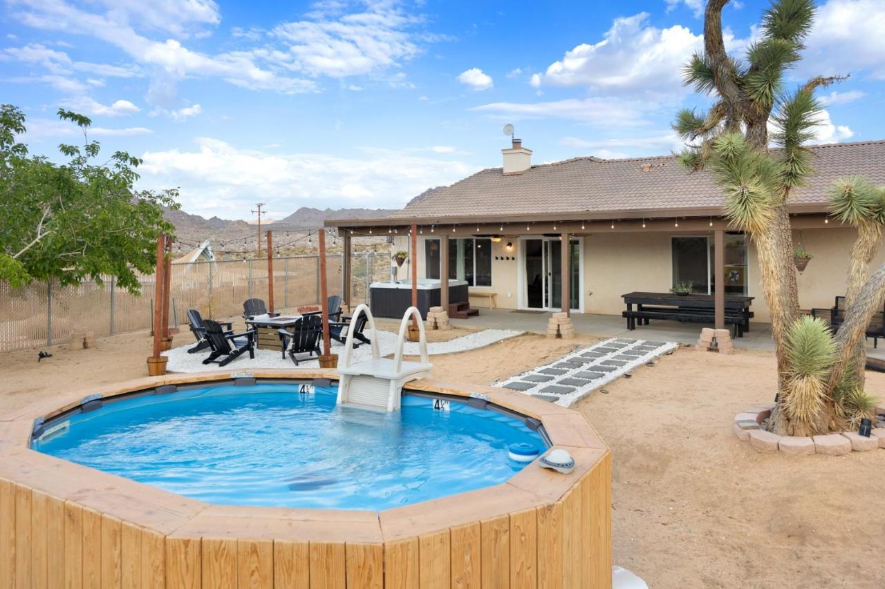 Alana House - Pool, Hot Tub, Bbq, Fire Pit And Walk To Hikes! Home 조슈아 트리 외부 사진
